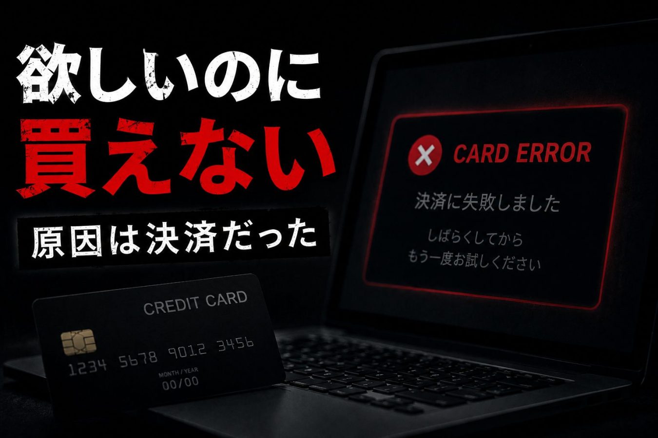 【決済できない時の対処法】アダルト通販でクレジットカードが通らない原因と解決方法